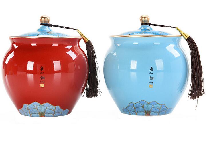 商务瓷器-陶瓷茶叶罐